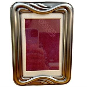 𝅺seagull Pewter photo frame, 5x7, art nouveau style, from Nova Scotia